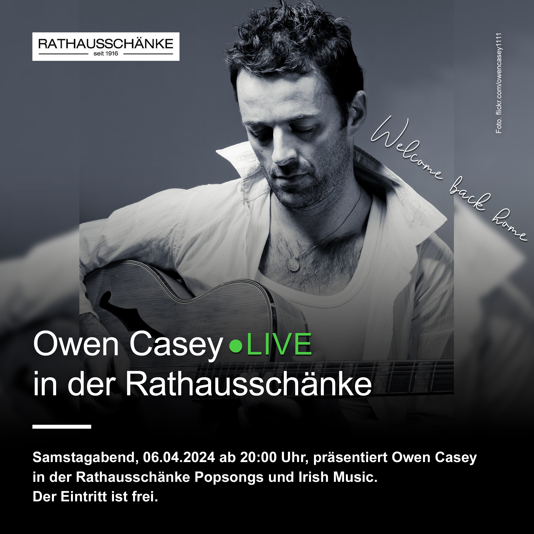LIVE-Musik mit Owen Casey